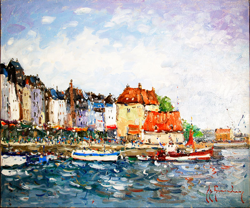 Vente aux Enchères de Tableaux de Guy LEGENDRE au profit des Oeuvres du Lions Club Amiens Somme 01 Port de Honfleur - Vente aux Enchères de Tableaux de Guy LEGENDRE au profit des Oeuvres du Lions Club Amiens Somme