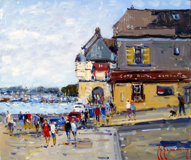 Vente aux Enchères de Tableaux de Guy LEGENDRE au profit des Oeuvres du Lions Club Amiens Somme 13 Honfleur 1 - Vente aux Enchères de Tableaux de Guy LEGENDRE au profit des Oeuvres du Lions Club Amiens Somme