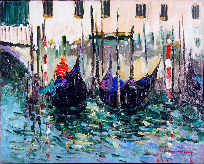 Vente aux Enchères de Tableaux de Guy LEGENDRE au profit des Oeuvres du Lions Club Amiens Somme 30 Gondoles a Venise - Vente aux Enchères de Tableaux de Guy LEGENDRE au profit des Oeuvres du Lions Club Amiens Somme